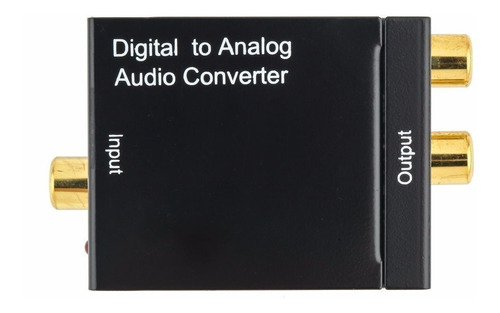 Conversor / Convertidor Audio Digital Optica A Analógico Rca