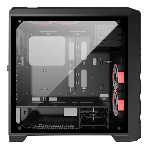 Case Azza Storm 6000b Gaming Usb Audio Hd Rgb 4xfan Bagc