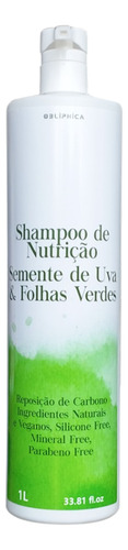 Shampoo Semente De Uva E Folhas Verdes Nutrição Obliphica 1l