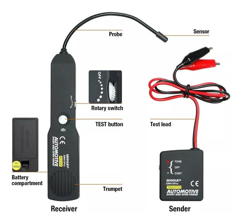 Imagen 3 de 5 de Detector De Cortos Y Cables Abiertos Automotriz G2