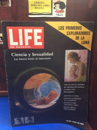 Revista Antigua - Life - 1969 - Neil Armstrong - Sexualidad