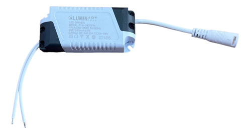 Balastro Driver Led 24w 85-265v Marca Luminart