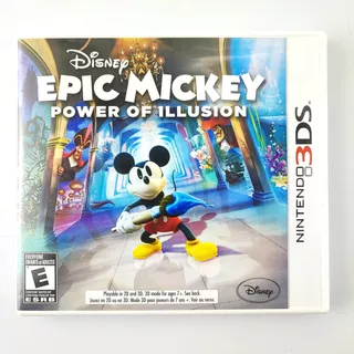 Epic Mickey Power Of Illusion Nintendo 3ds
