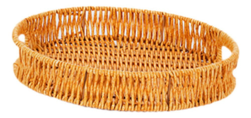 Cesta De Pan De Ratán De Imitación, Cesta Para Servir Pan,