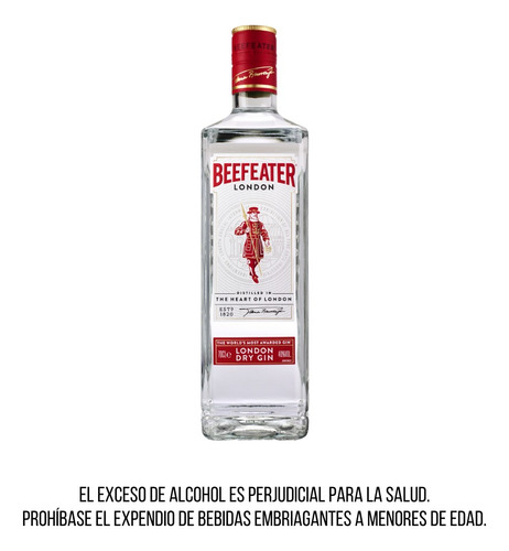Gin Beefeater London Dry 1000ml - mL a $181