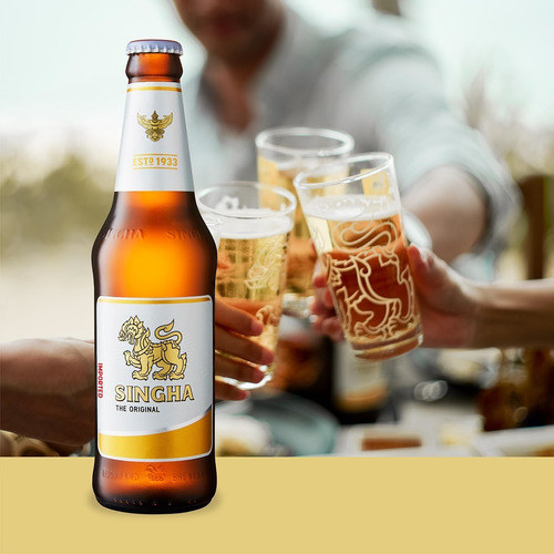 Imagen 5 de 5 de Cerveza Tailandesa Singha 330ml