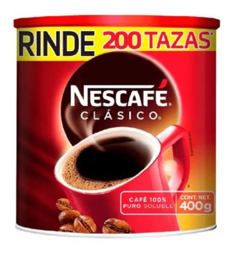 Café Soluble Nescafé Clásico 400g
