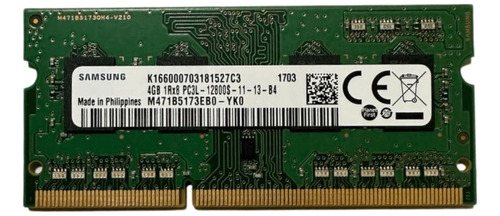 Memoria Ram Samsung 4gb 1rx8 Pc3l-12800s-11-13-b4 M471b173eb