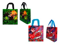Comprar 150 Bolsas Dulceros Reutilizables Lady Bug Y Cat Noir