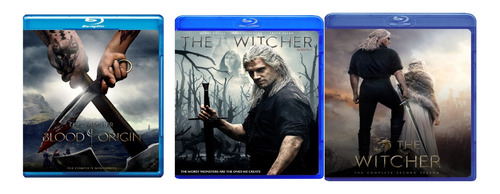 The Witcher 1 Y 2 + Blood Origin Blu-ray 4xbd25 Latino
