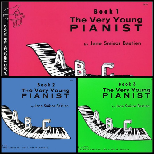 The Very Young Pianist Book 1, 2 & 3: Music Through The Pian