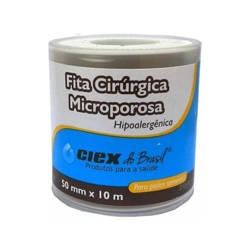 Fita Micropore 50mmx10m Cor Da Pele Ciex