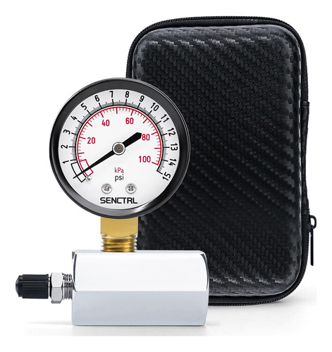 Senctrl Medidor De De Presión De Gas De 0-15 Psi, Ta...