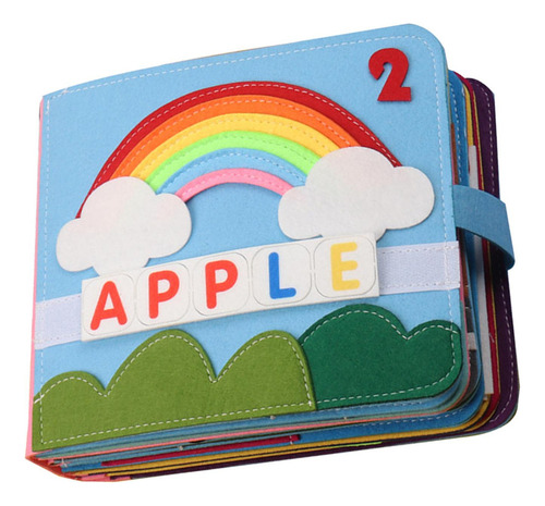 Story Cloth Book Educativo Preescolar Juguete Sensorial