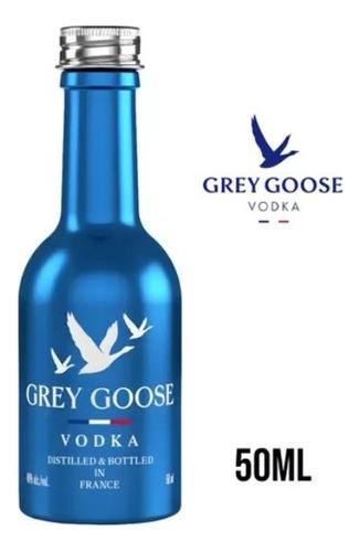 Miniatura Vodka Grey Goose Aluminio 50cc - Oferta