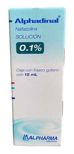 Nafazolina Nasal  Alphadinal Solución 0.1% 15ml