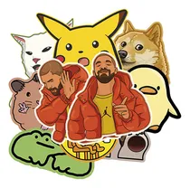 Comprar Stickers Memes Para Termo Celu Compu Pack Calcomanias Vinilo