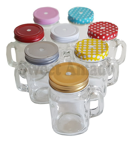 1 Pote Copo Jarra Caneca Ball Mason Jar By Sweet Amado