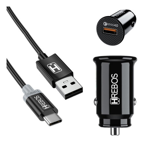 Carregador Usb Veicular Tipo C Turbo Ultra Rápido 18w Carro