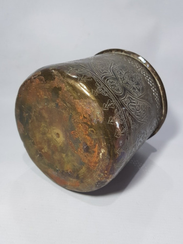 Imagen 9 de 10 de Antiguo Porta Botella Sifón Hermos Servicio Bronce Mag 58042