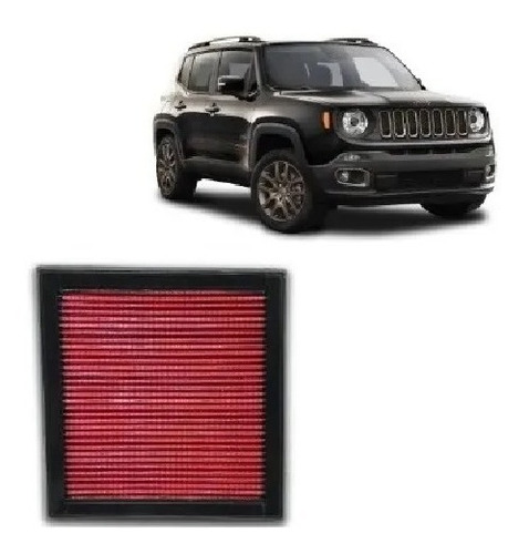 Filtro De Ar Esportivo Inbox Jeep Renegade 1.8 E-torq Evo 