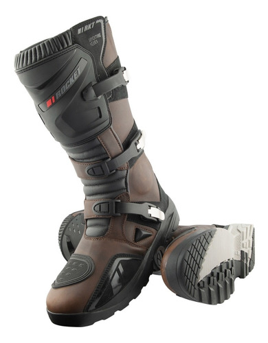 Bota Joe Rocket Ballistic Adventure Larga Negra Para Moto