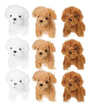 Comprar 9 Pcs Perros De Peluche Mini Sumind Para Fiestas Y Regalos