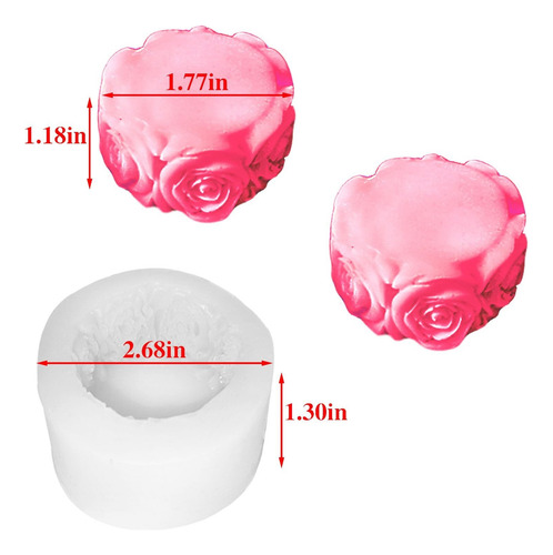 Molde De Silicona Para Velas Aromaterapia, Difusor De Flores