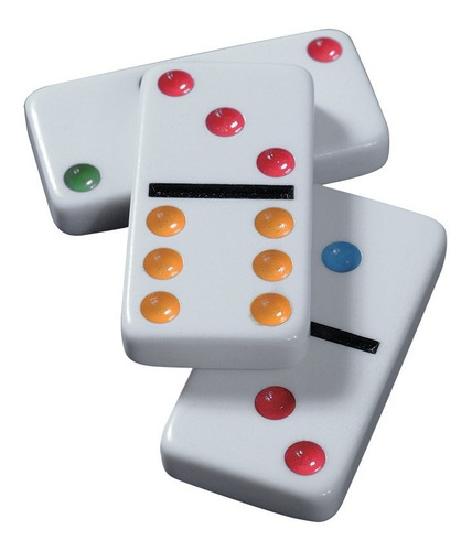 Domino De Puntos En Lata Colores Juego De Mesa 98405 Edu