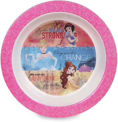 Prato Bowl Decorado Princesas Disney Baby Go 02219