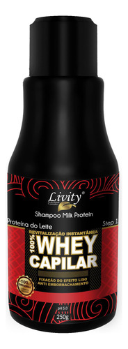 Shampoo Whey Protein Capilar Livity 250 Ml