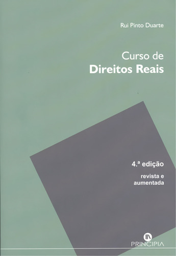 Libro Curso De Direitos Reais - Pinto Duarte, Rui