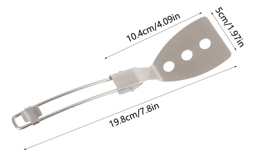 Pala De Desmontaje Plegable Para Acampar De Acero Inoxidable
