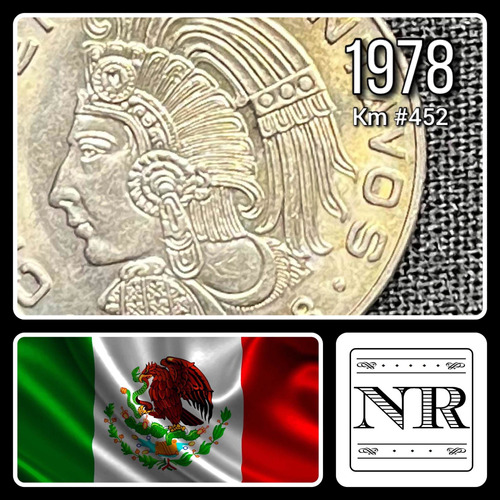 Mexico - 50 Centavos - Año 1978 - Km #452 - Cuauhtémoc 