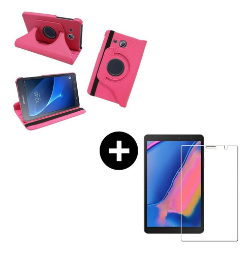 Estuche Samsung Galaxy Tab A6 7 Pulgadas + Vidrio T280/285