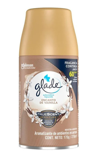 Glade Repuesto Encanto De Vainilla P/aparato Automático