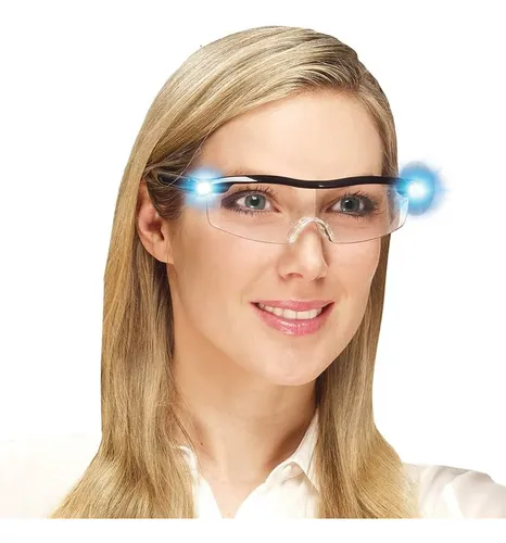 Gafas De Aumento Con Luz Led Mighty Sight - Tevecompras -