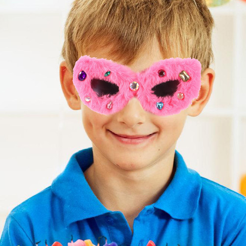 Disfraz De Utilería Para Anteojos De Felpa, Gafas De Sol Pel