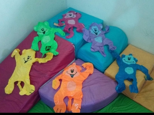 Monos Inflables De Muchos Colores