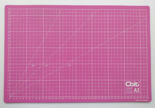 Base De Corte A3 Cutting Mat A3 Rosado Celeste Plancha Corte