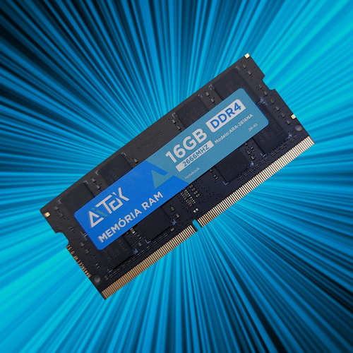 Memória Ram Notebook 2666mhz 16gb Ddr4 Aitek Ara-2616na