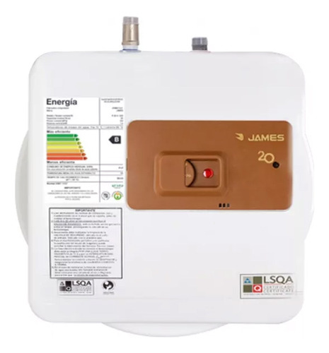 Ff Termotanque Calefon Tanque Cobre James 20 Lt Linea Prisma