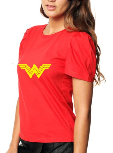 Remeras Mujer Maravilla Wonder Woman  Mujer %100 Algodón