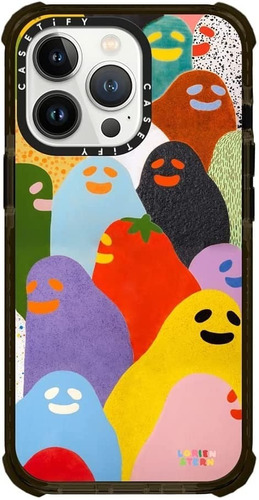 Funda Resistente Para iPhone 13 Pro De Fantasmas De Colores