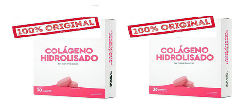 2 Colágeno Hidrolizado 2x30=60 Cápsulas Sidney Oliveira Sabor Natural