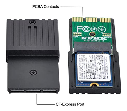 Adaptador Cablecc M.2 Nvme 2230 M-key Ssd A Cf-express Tipo
