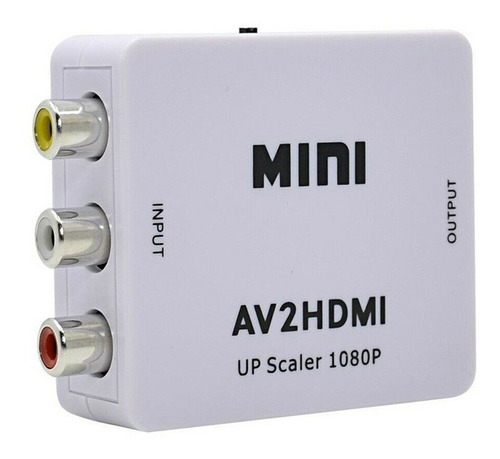 Mini Adaptador Convertidor Rca Audio Video (av) A Hdmi.