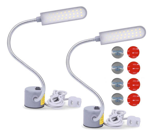 Eviswiy - Luz Led Para Mquina De Coser (6 W, 2 Unidades), Co