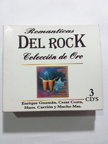 Románticas Del Rock Varios- Colección Oro Dimsa Orfeón- 3 Cd