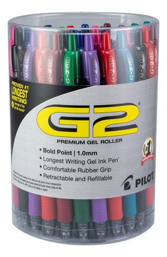 Bolígrafos De Gel Pilot G2 Premium 0.99 Mm 36 Colores Surtid